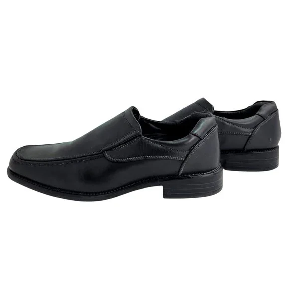 Robert David Boys Lil Tim Black Slip-On Loafers Dress Shoes Size 6M - Picture 4 of 10